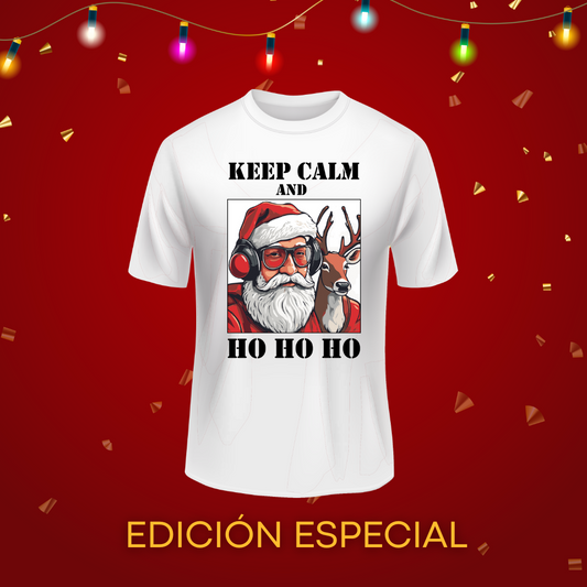 Playera MAE - Edición Navidad - Santa Claus y Reno